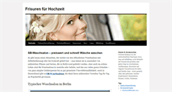 Desktop Screenshot of hochsteckfrisuren-hochzeit.net